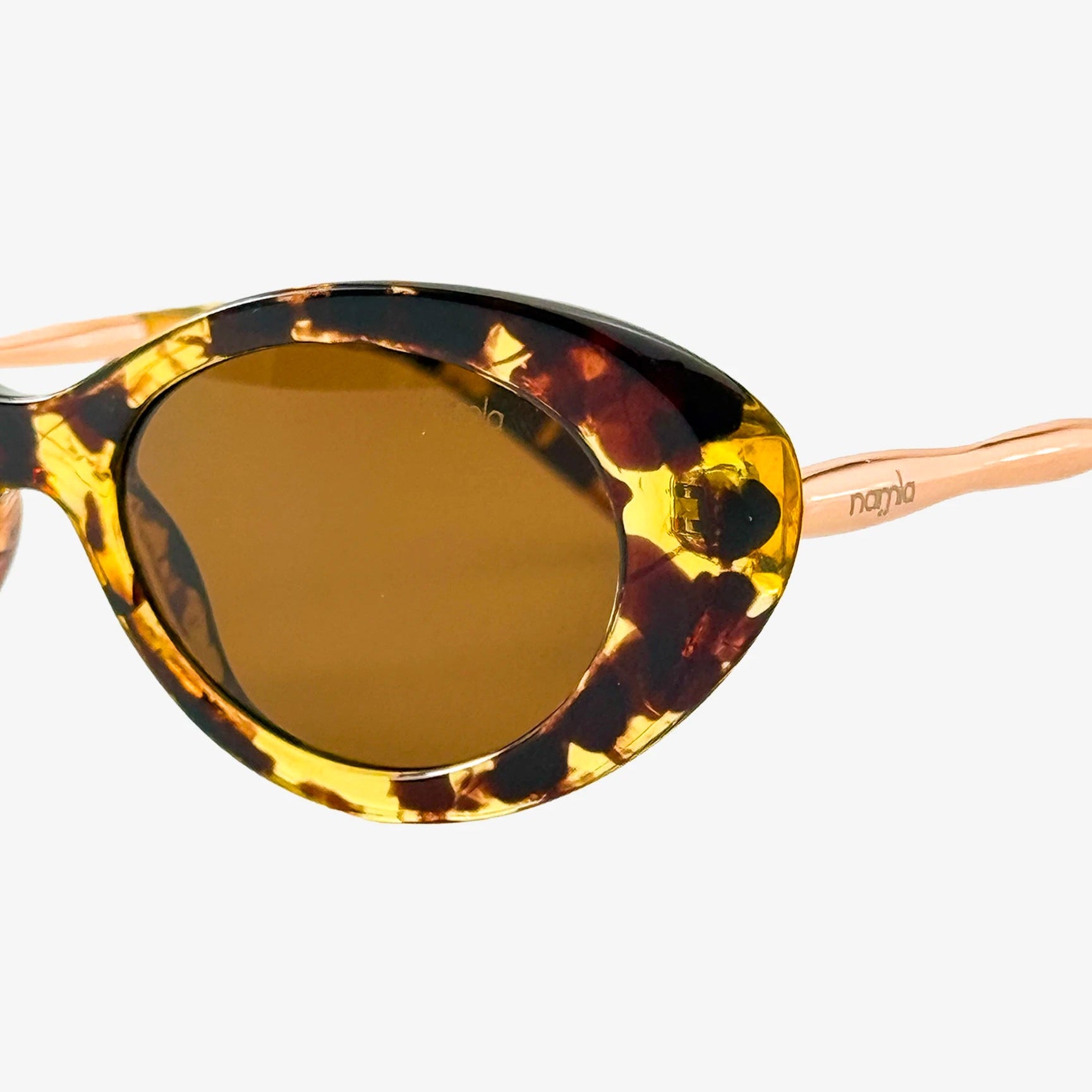 Óculos de sol oval retrô NML19