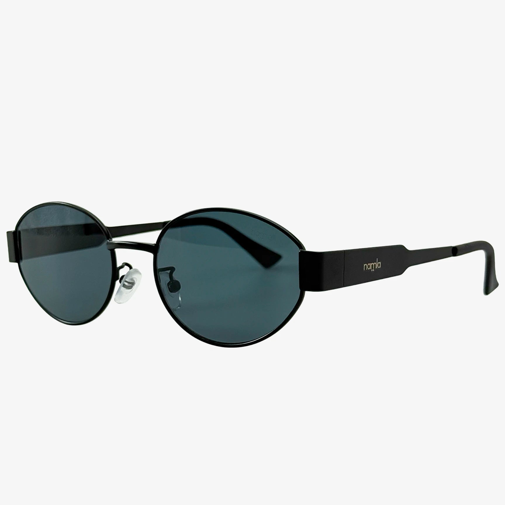 Óculos de sol oval metálico NML05