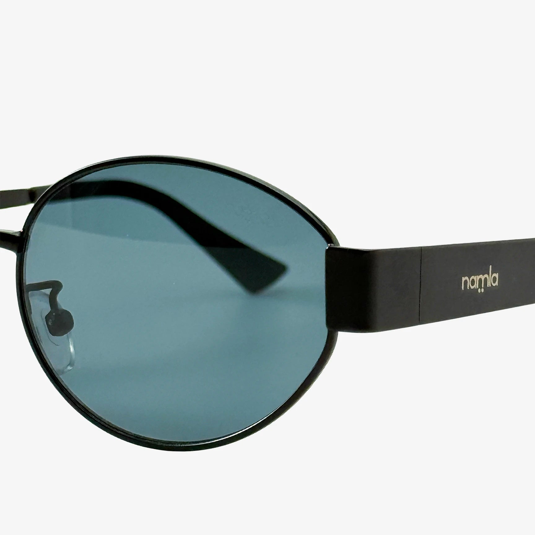 Óculos de sol oval metálico NML05