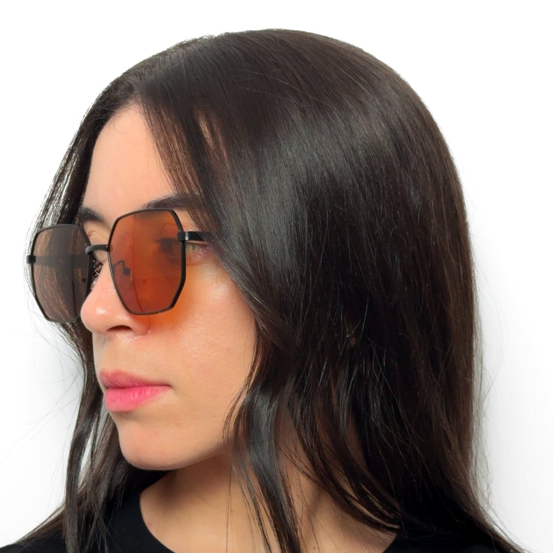 Óculos de sol geométrico NML56