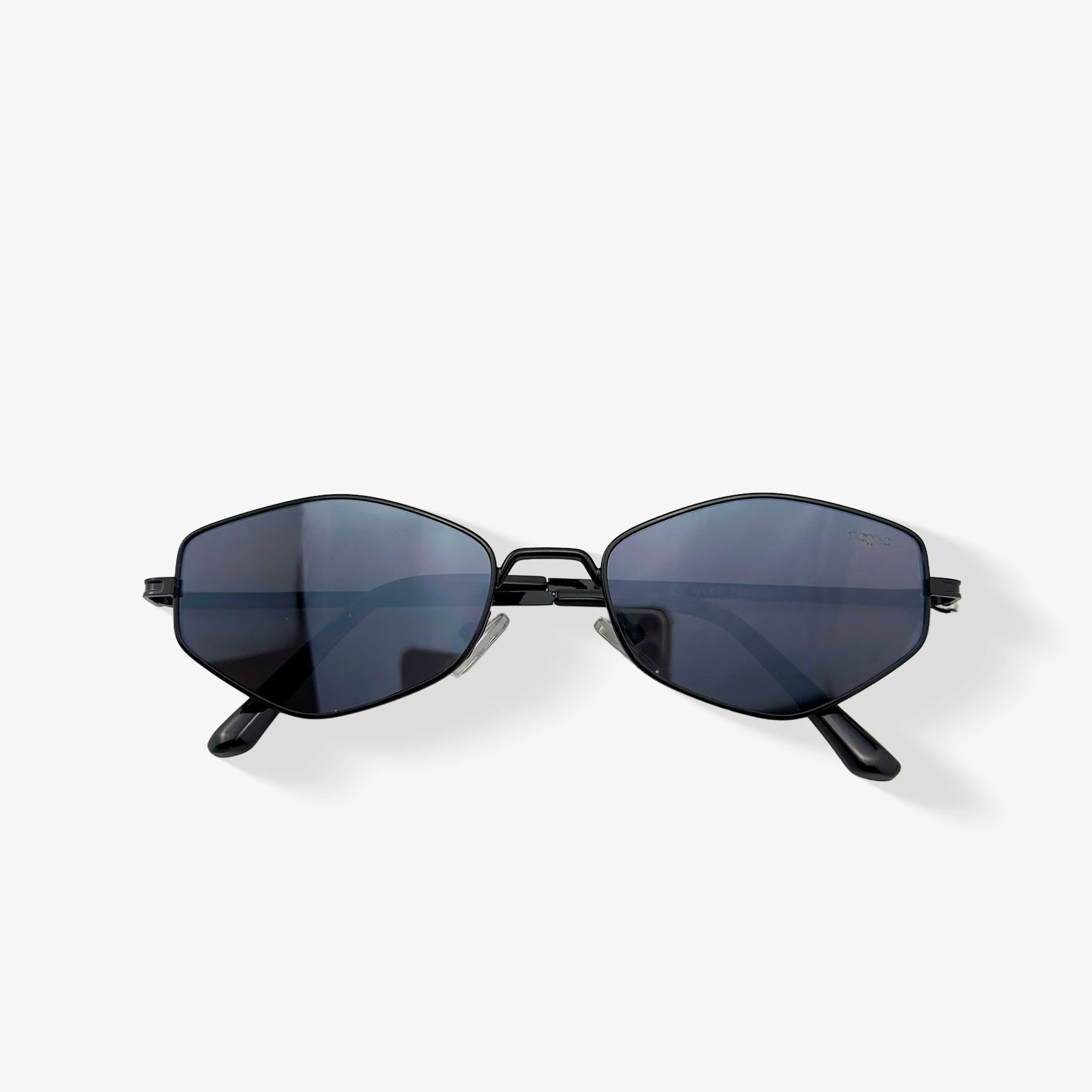 Óculos de sol geométrico metalizado NMLB76