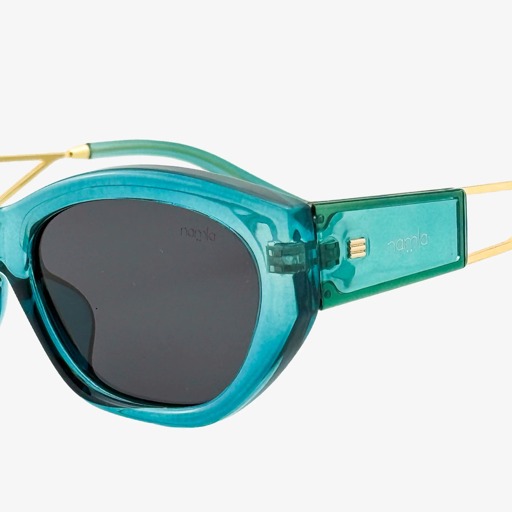 Óculos de sol retrô oval polarizado NMLR28