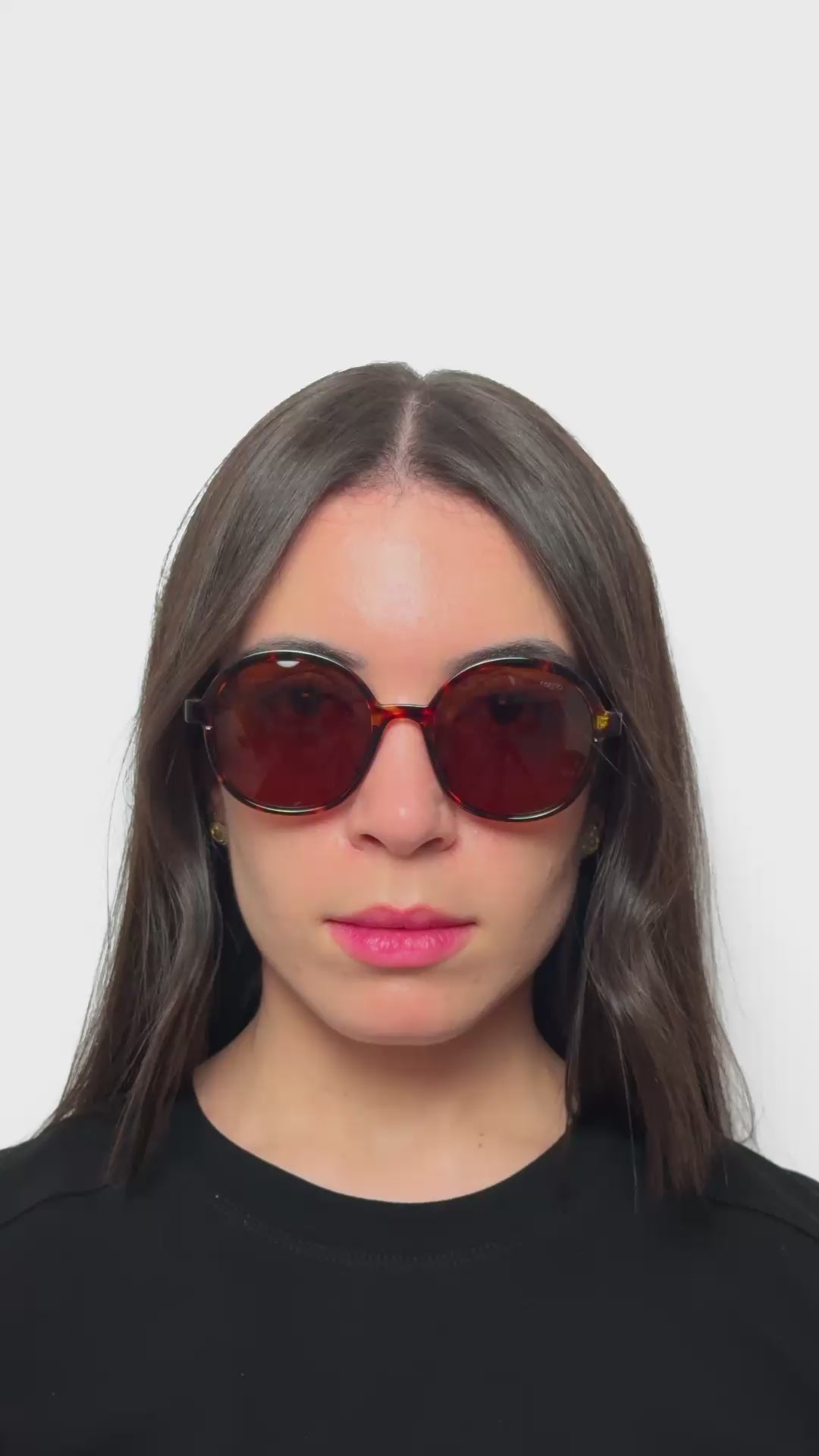 Óculos de sol redondo polarizado NMLR26