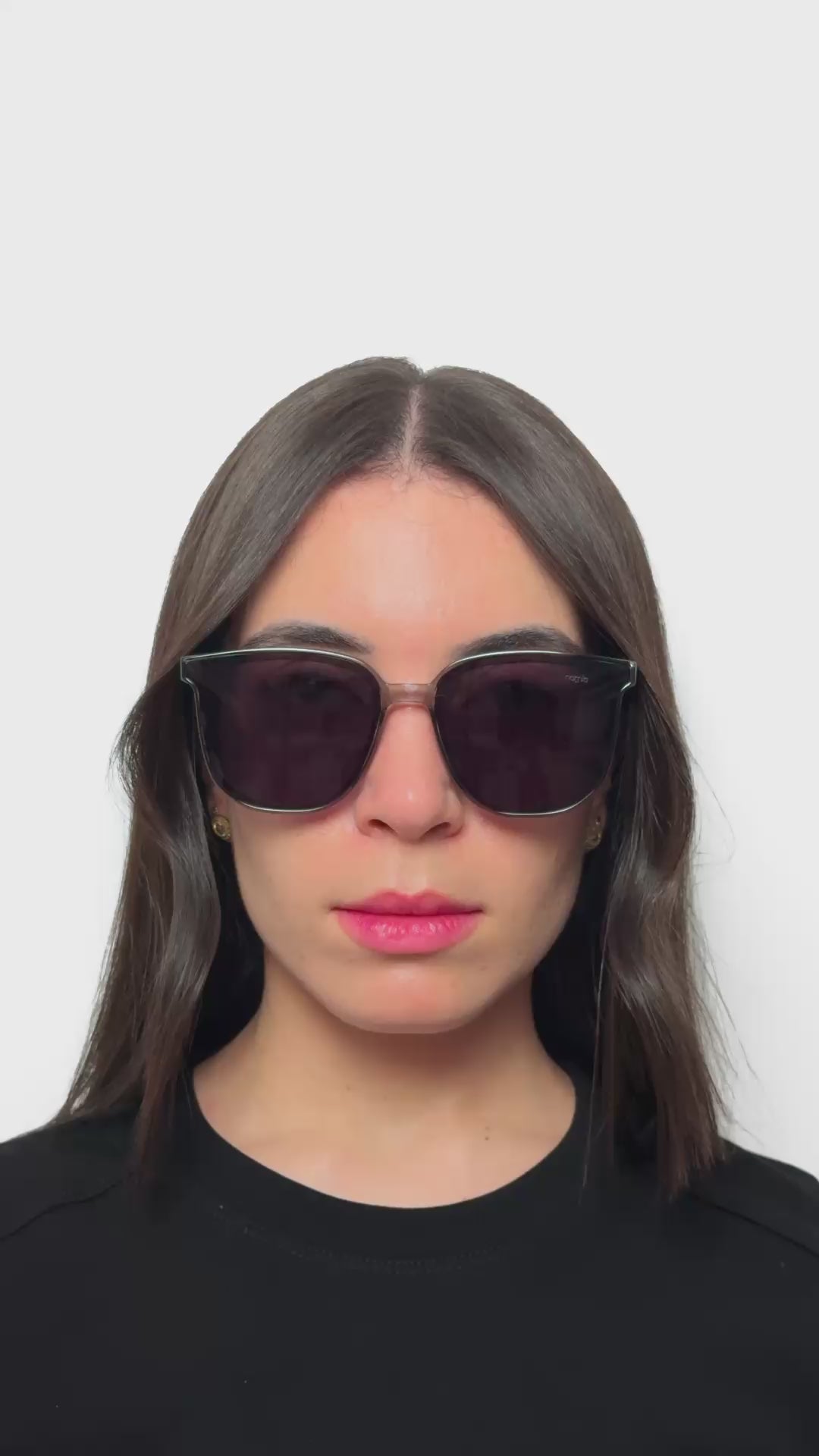 Óculos de sol quadrado polarizado NMLR29